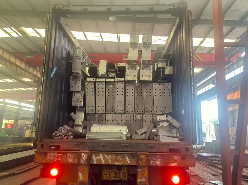 Prilagojena jeklena konstrukcija pocinkana rastlina, odposlana na otoke Falkland